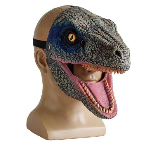 Couvre-Chef Dinosaure Horreur Pour Enfants Maks Cosplay Enfants Effrayant Dragon À Bouche Ouverte, Masque En Latex | Accessoires De Costume De Fête D'halloween