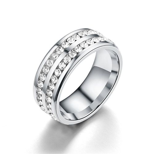 Bague De Luxe En Strass Pour Femmes Et Hommes, Bague Géométrique En Cristal, À La Mode, Bijoux De Fête De Fiançailles, Cadeau