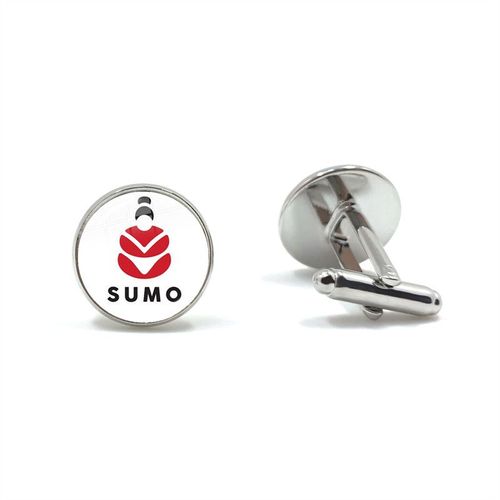 Sumo ? Boutons De Manchette De Personnage De Dessin Animé Pour Hommes, Cabochon En Verre, Dôme, Bijoux, Cadeau De Banquet, Nouvelle Collection