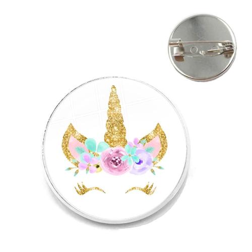 Broches De Cabochon En Verre De Dessin Animé Pegasus Licorne, Broches De Boutons, Vestes En Denim, Badge Animal Bijoux Cadeau Surprise Pour Enfants