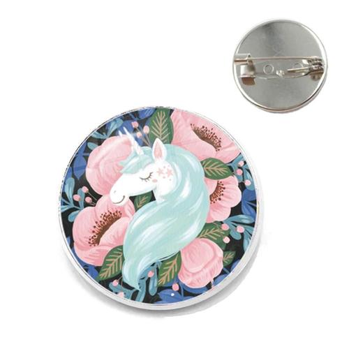 Broches Pour Filles Et Enfants, En Émail, La Vie Est Magique, Bijoux Licorne, Cheval, Accessoires, Badge Animal De Dessin Animé, Fête Licorne