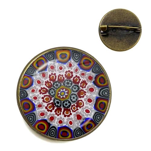 Broches Arbre De Vie En Verre, 20mm/25mm, Bijoux Pour Hommes Et Femmes, Vente En Gros
