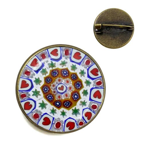 Broches Arbre De Vie En Verre, 20mm/25mm, Bijoux Pour Hommes Et Femmes, Vente En Gros