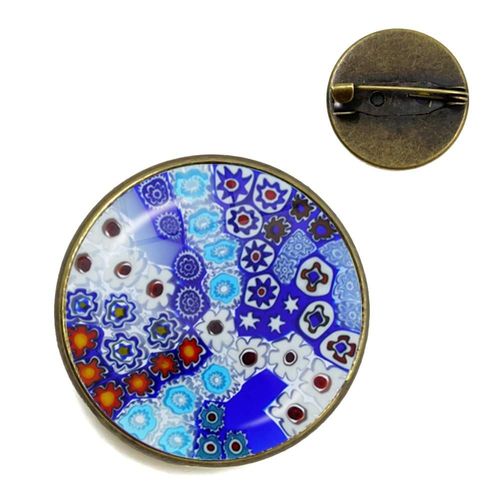 Broches Arbre De Vie En Verre, 20mm/25mm, Bijoux Pour Hommes Et Femmes, Vente En Gros