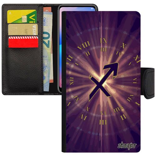 Coque Pour Iphone Se 2022 Cuir Signe Sagittaire Du Zodiaque Cover Antichoc Smartphone 64 Go Telephone Etoiles Soleil Etui De