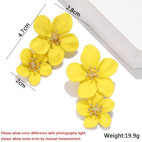 Boucles D'oreilles Pendantes En Métal Jaune Pour Femmes, Bijoux D'oreille Géométriques, Perle, Goutte, Mode Coréenne, Nouveau