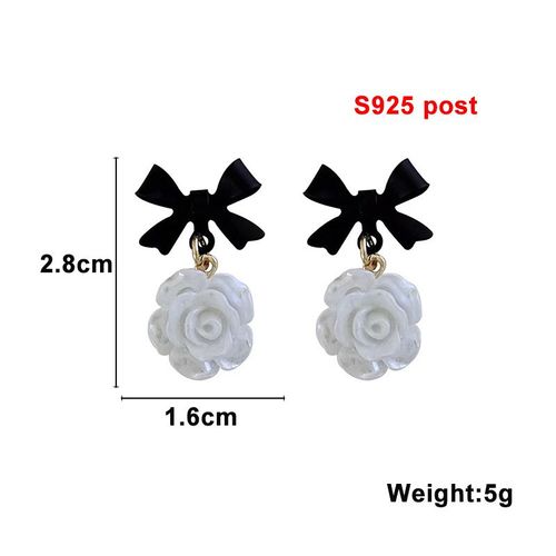 Boucles D'oreilles Pendantes Longues Avec Pompon En Cristal Pour Femmes, Bijoux D'oreille Blancs, Cadeau D'anniversaire, Mode Coréenne