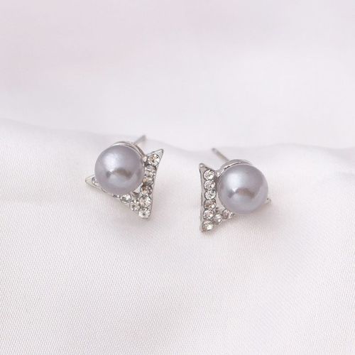 Boucles D'oreilles À Tige De Perle Simulée Pour Femme, Perle Blanche, Biscuits Chic, Charmant, Cadeau D'anniversaire, Nouveau, Coréen