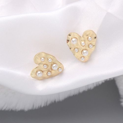Boucles D'oreilles À Tige De Perle Simulée Pour Femme, Perle Blanche, Biscuits Chic, Charmant, Cadeau D'anniversaire, Nouveau, Coréen