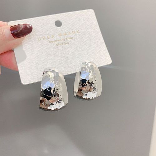 Boucles D'oreilles Pendantes En Métal Doré Pour Femmes, Pendentifs En Forme De C Larges Exagérées, Boucles D'oreilles Géométriques Pour Filles, Pendentifs Chics