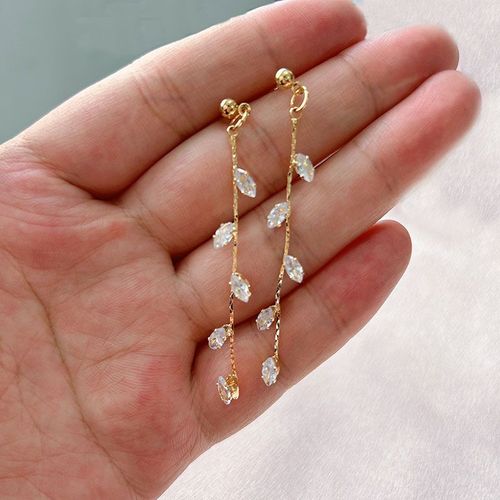 Boucles D'oreilles En Cuir Chevelu Plaqué Or De Luxe, Mini Ensemble Exquis, Bijoux De Mariage En Cone Cubique Contre-Indiqués, Nouveau Pendentif Noble, Livraison Gratuite