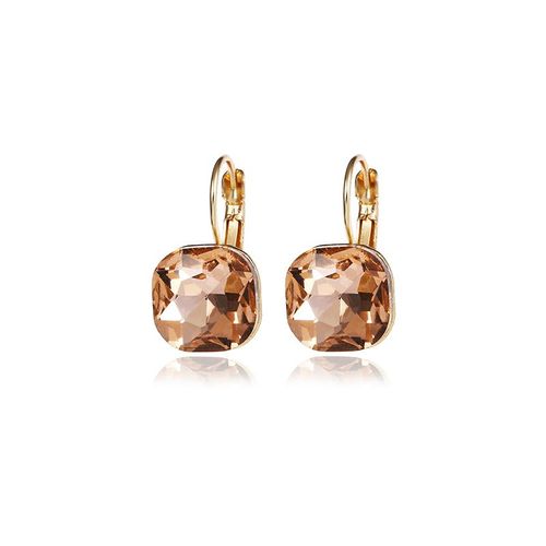 Boucles D'oreilles Pendantes En Cristal Coréen Pour Femmes, Petites Boucles D'oreilles, Or, Document Strucsquare, Pmotdstress, Violet, Rose, Nouveau