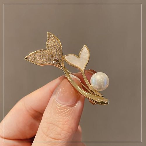 Broche De Corsage Exquise, Accessoires De Vêtements, Accessoires De Macro, Fleurs Anti-Lumière, Animal 216.239.Perle Zunderes Sur Broche