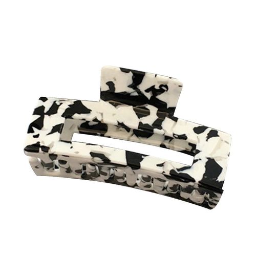 Femmes Rétro Square Anti-Dérapant Hair Claw Clip Hairpin Barrette Hedress