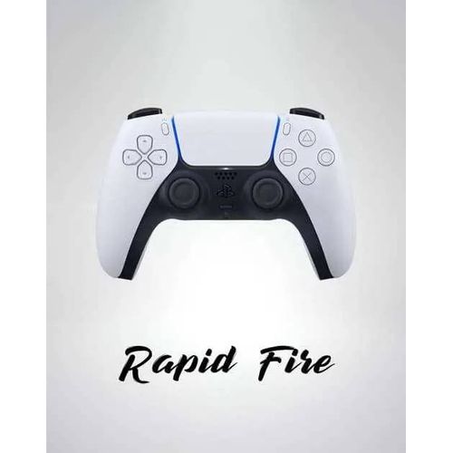 Manettes Officielle Ps5 Rapid Fire - Blanche + Clic Souris