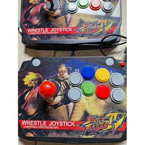 2 Sticks Arcade Street Fighter Ps3 / Ps2 / Pc