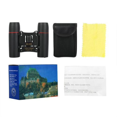 Jumelles 30x60 Petites jumelles compactes légères, étanches Petites jumelles légères, avec une vision claire en basse lumière, pour l¿observation des oiseaux, les voyages