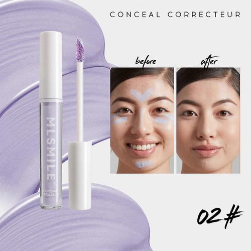Fond De Teint De Contour Liquide De Couleur, Crème Imperméable À L¿Eau 8 Couleurs Correcteur De Couleur Léger Maquillage Pour Dissimuler Les Imperfections, Brighten Dar 