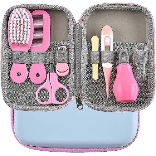 Kit De Soins Pour Bébé Professionnel De 8 Pièces Kit De Toilettage Pour Nouveau-Né Kit De Toilettage Pour Bébé