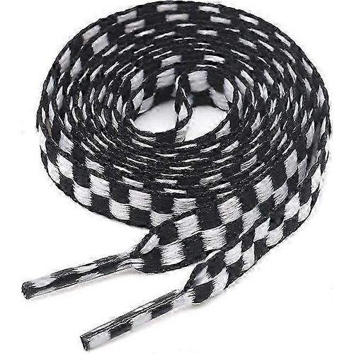 Personnalisé Arc-En-Ciel Plaids Rayure Motif Plat Décontracté Lacets String Plaid Chaussure Lacets-100cm