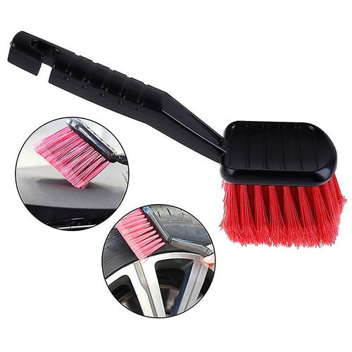Brosse De Roue De Voiture Nettoyant Pour Pneus Avec Poignée Auto Detailing Nettoyage De Moto