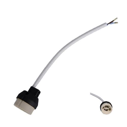 Gu10 Base Douille Led Ampoule Halogène Lampe Connecteur Céramique