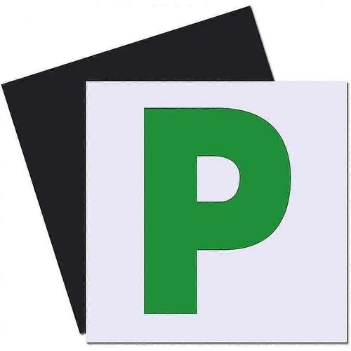 Carte P Magnétique Complète Pour Les Nouveaux Conducteurs, 2 Pack Carte Magnétique Complète - Pas De Peinture De Véhicule Rayée