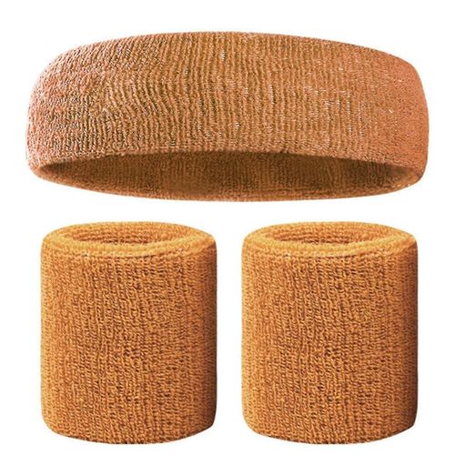 Sweatbands Set Coloré Headband Wristband Élastique Athletic Sweat Absorbant Sweatband Pour Hommes Et