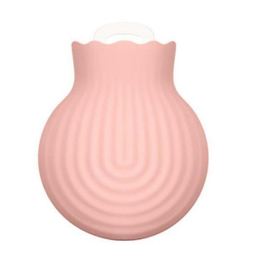 Bouillotte En Silicone Épaissie Portative En Hiver Chauffage Par Micro-Ondes Antidéflagrant Étudiant Chauffe-Mains (Rose)