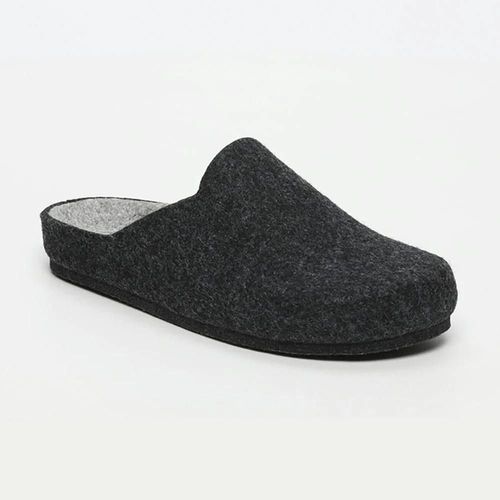 Chaussons Mules La Grisante - Gris Anthracite