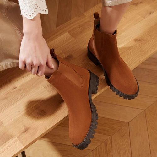 Chelsea Estelle - Camel Suede