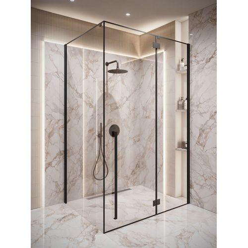 Cabine de Douche Vancouver - 90 x 120 x 190 cm - Noir - 6 mm