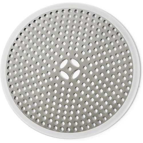 Drain de douche en acier inoxydable Crépine Drain de douche Filtre à cheveux Antirouille anti-obstruction Couvercle de drain de douche Grille de douche pour salle de bain cuisine Argent