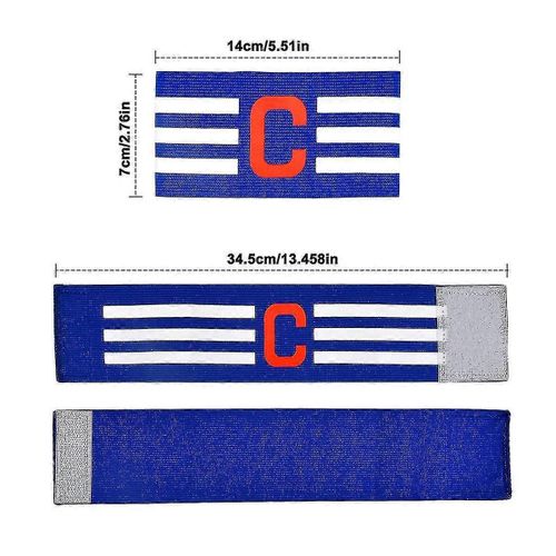 Brassards De Capitaine De Football Réglables (3pcs) - Pour Brassard De Capitaine De Football Adulte Et Jeune