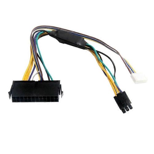 Câble d¿alimentation ATX 24 broches vers carte mère 2 ports 6 broches pour HPZ220 Z230 SFF 18E4 Serveur 18AWG Fil 18AWG