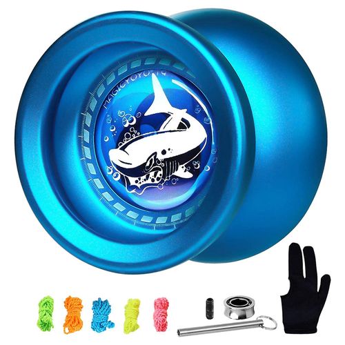 Yoyo T9 Réactif,-Yoyo Bleu Avec Roulement De Remplacement Non Réactif,Essieu,Outil De Roulement De Retrait,Glov