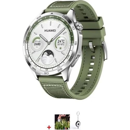 Huawei Watch Gt 4 46 Mm Vert + Flash Led Offert