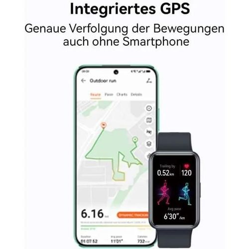 Huawei Watch Fit Édition Spéciale, Écran Amoled Hd De 1,64 Pouce, Suivi Scientifique Du Sommeil, Gps Intégré, Longue Durée De