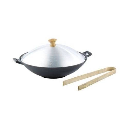 Wok En Fonte - Diamètre 30 Cm