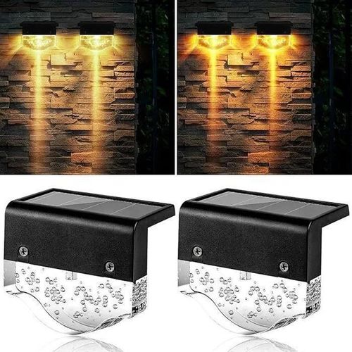 Lampe Solaire - Non Spécifié - 2pcs - 2 Modes D'éclairage - Imperméable - Led