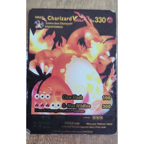 Carte Pokemon Charizard Vmax Hp 330