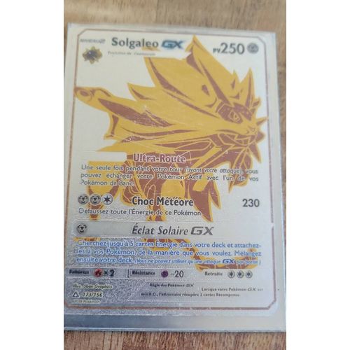 Carte Pokemon Solgaleo Gx Pv 250