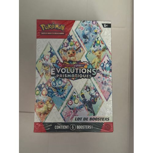 Lot De 6 Booster Évolution Prismatique 