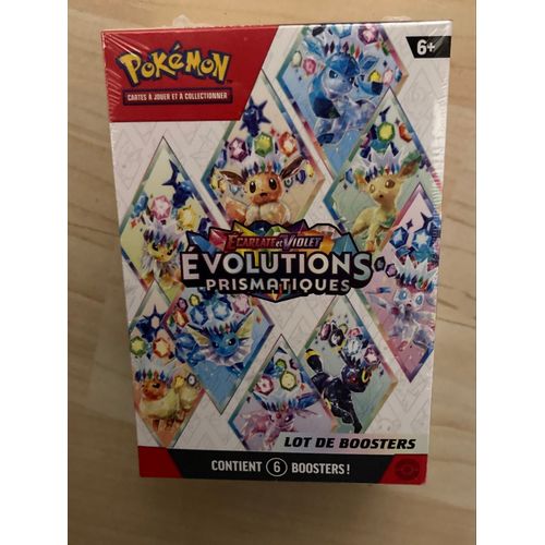 Lot De 6 Boosters Pokémon Évolutions Prismatiques