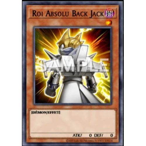Yu Gi Oh Op26 Fr004 Roi Absolu Back Jack Super Rare