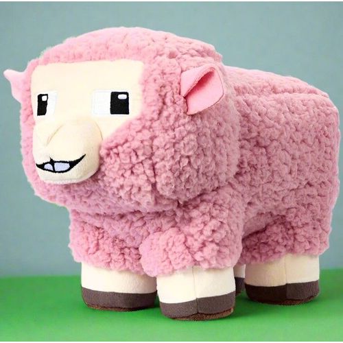 Minecraft Movie Plush Pink Sheep 20cm