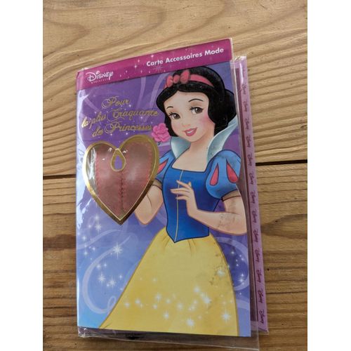 Carte Accessoire Mode Disney Princesses : Blanche Neige