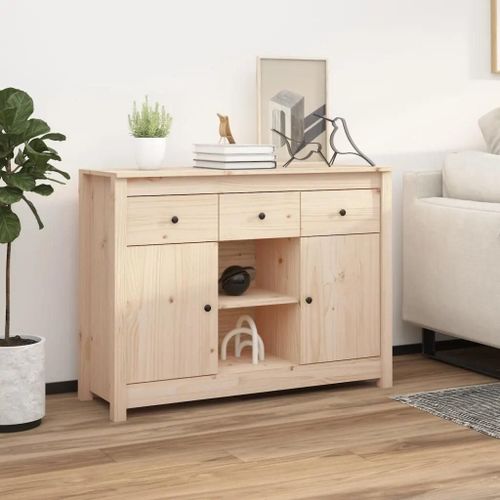 Prolenta Premium - Buffet 100x35x74,5 Cm Bois Massif De Pin