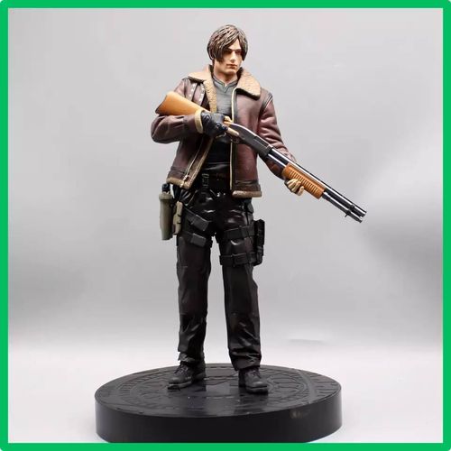 Figurine Collector Léon S. Kennedy 33cm | Résident Evil 4 Remake Biohazard