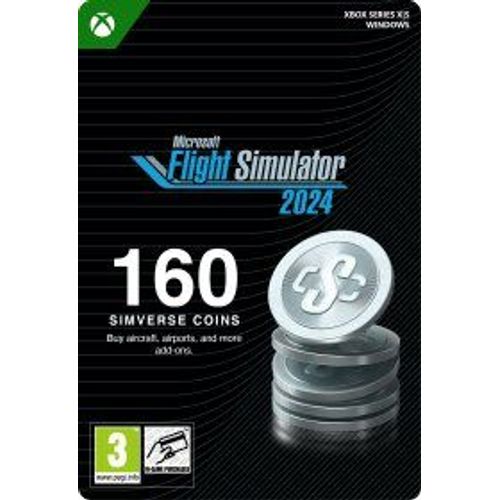 Microsoft Flight Simulator 2024 - 160 Simverse Coins (Extension/Dlc) - Jeu En Téléchargement